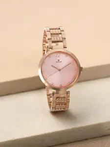 Titan Women Pink Analogue Watch 2480WM03