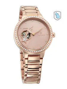 Titan Women Pink Analogue Watch NK95084WM01