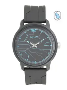 Sonata Volt Men Grey Analogue watch 77085PP02