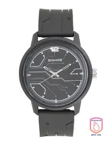 Sonata Volt Men Charcoal Analogue watch 77085PP01