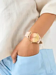 TEAL BY CHUMBAK Women Pink Analogue Watch 8907605091315