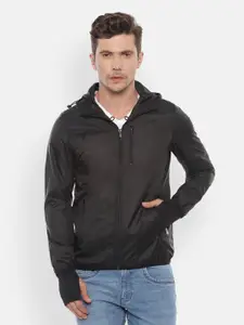 Van Heusen Men Solid Open Front Jacket Jacket
