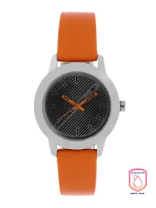 Fastrack Women Black Analogue Watch 68008SL04