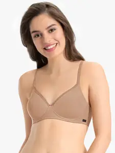 every de by amante Solid Padded Wirefree Classic Concealer T-Shirt Bra EB012