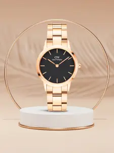 Daniel Wellington Iconic Link Black Dial Women Watch -32mm DW00100212