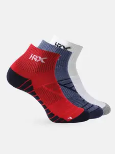 HRX by Hrithik Roshan Men Calf length Pack of 3 Ventilated Mesh Socks