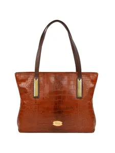 Hidesign Women Tan Brown Solid Laptop Bag