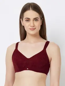 Soie Brown Underwired Non Padded full coverage Everyday Bra FB-610