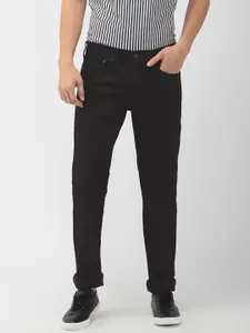 Levis Men Black 511 Slim Fit Mid-Rise Clean Look Stretchable Jeans