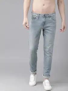 Roadster Men Blue Slim Fit Mid-Rise Clean Look Stretchable Jeans