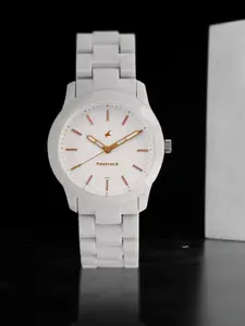 Fastrack Trendies Women White Analogue watch NL68006PP02