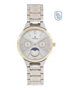 Titan Women Silver-Toned Analogue Watch 2590KM01