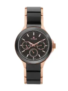 Titan Ceramics Men Black Analogue watch NL90089KD02