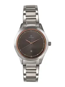 Titan Women Grey Analogue Watch 2570SM07