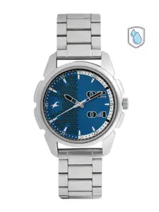 Fastrack Loopholes Men Blue Analogue watch NL3124SM03