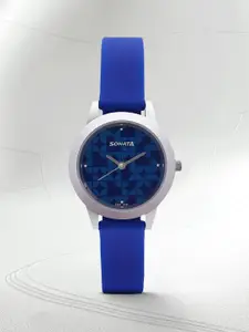 Sonata Splash Women Blue Analogue watch NL87019SP02