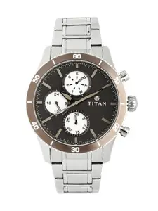 Titan Titan Men Brown Analogue Watch 90105KM01