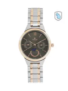 Titan Women Grey Analogue Watch 2590KM02