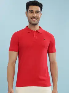 Force NXT Men Solid Polo Collar Super Combed Cotton T-shirt
