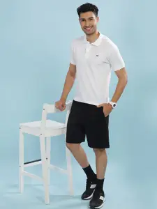 Force NXT Men Solid Polo Collar Super Combed Cotton T-Shirt