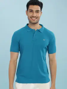Force NXT Men Solid Polo Collar Super Combed Cotton T-Shirt