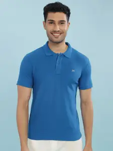 Force NXT Men Solid Polo Collar Super Combed Cotton T-Shirt