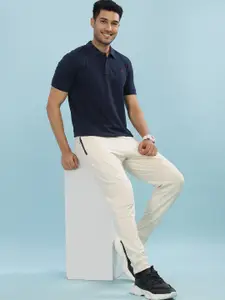 Force NXT Men Solid Polo Collar Super Combed Cotton T-Shirt