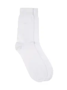 Park Avenue Men White Solid Above Ankle Length Socks