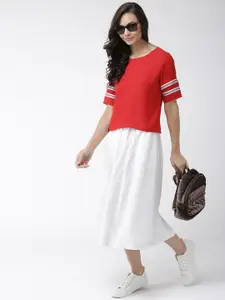 Style Quotient Women Red Solid Top