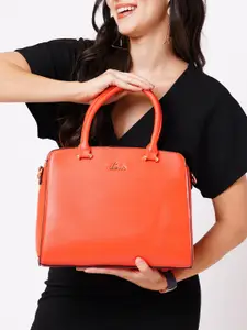 Lavie Ushawu Women Coral Orange Medium Dome Satchel