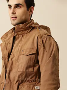 Mr Bowerbird Men Brown Solid Tailored Jacket
