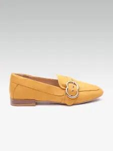 DOROTHY PERKINS Women Mustard Yellow Loafers