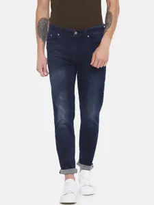 Calvin Klein Jeans Men Blue Body Tapered Fit Mid-Rise Clean Look Stretchable Jeans CKJ 059