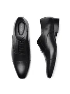 INVICTUS Men Black Formal Oxfords