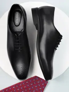 INVICTUS Men Black Formal Oxfords