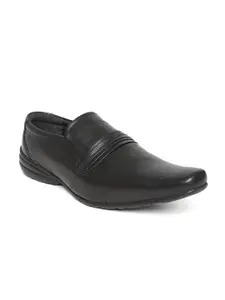 Red Chief Men Black Leather Formal Shoes