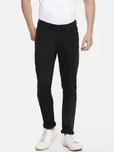 Lee Men Black Skinny Fit Mid-Rise Clean Look Stretchable Jeans