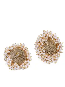 Zaveri Pearls Set of 2 Gold-Toned Pearls Finger Ring