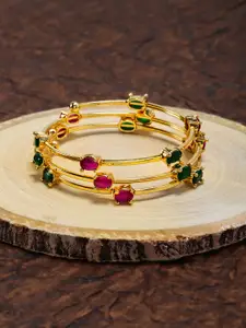 Zaveri Pearls Gold-Toned Wrap Around Style Bracelet