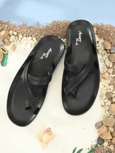 Azzaro Black Men Black Solid Slip-On