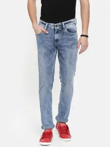 SPYKAR Men Blue Skinny Fit Low-Rise Clean Look Stretchable Jeans