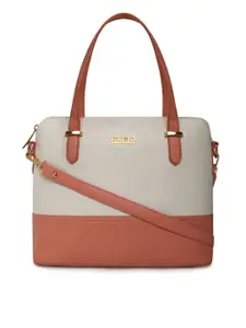 KLEIO Colorblocked Structured Handbag
