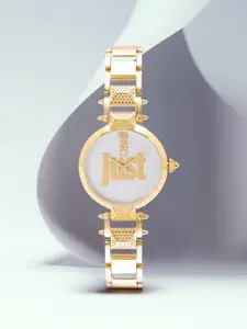 Just Cavalli Women Silver-Toned Analogue Watch JC1L076M0135