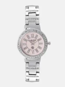 Carlton London Women Pink Analogue Watch CL012SPIS