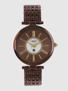 Carlton London Women Brown Analogue Watch CL010BBRB