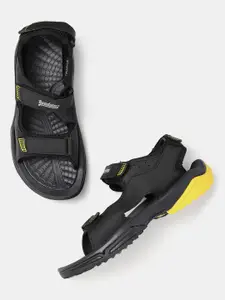 The Roadster Lifestyle Co Men Black Sports Sandals