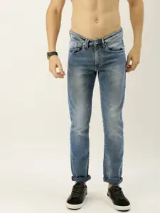 Flying Machine Men Blue Jackson Skinny Fit Low-Rise Clean Look Stretchable Jeans
