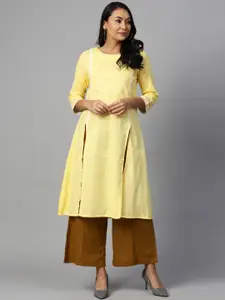 W Women A-Line Cotton Kurta