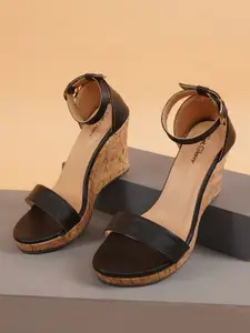 Get Glamr Women Black Solid Heels