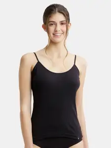Jockey Cotton Rib Camisole with Adjustable Straps and StayFresh Treatment